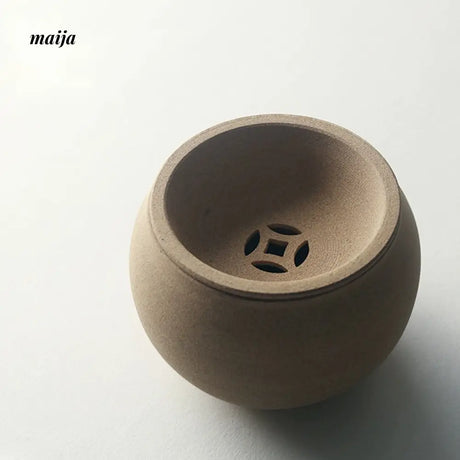 JOTO Handmade Rough Pottery Tea Washing Bowl Set from JOTO