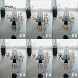 JUWU Caldwell Solid Wood Dining Seating from maija