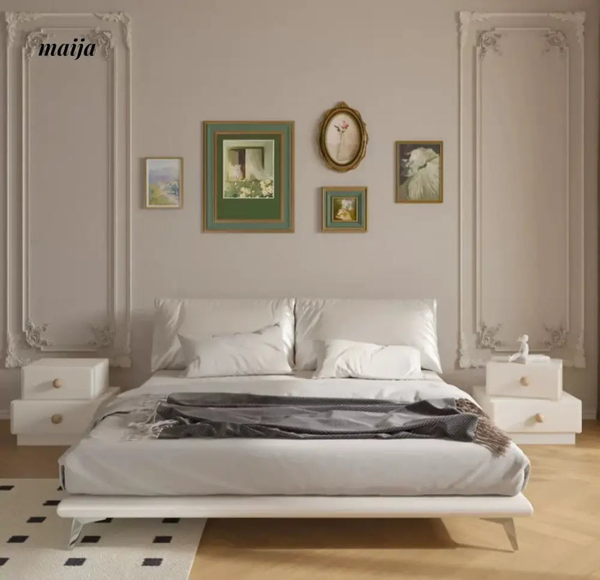 Jennings Rotating Bedside Table from Mufanli