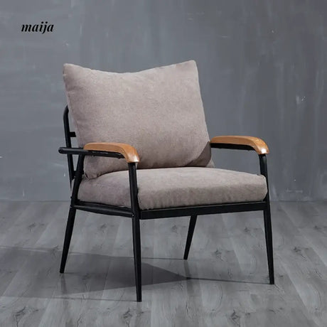 ANJI CHENJI Scandinavian Natural Wood Double Sofa from ANJI CHENJI