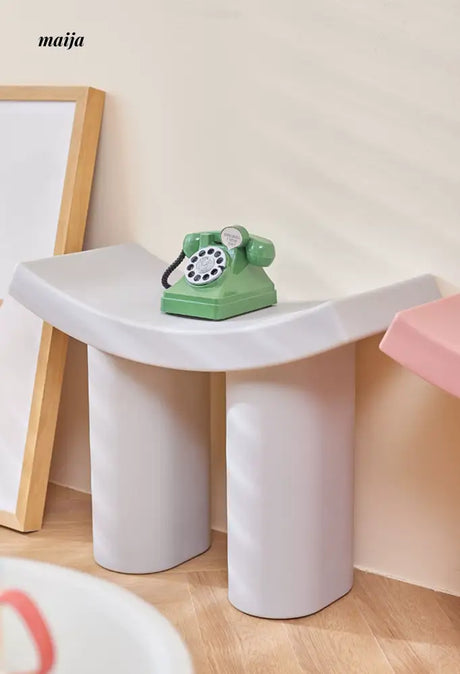 LAZYSPACE Emma Plastic Shoe Stool from LAZYSPACE