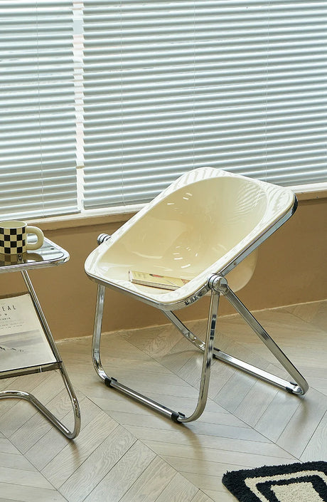 LAZYSPACE Noah Transparent Folding Chair from LAZYSPACE