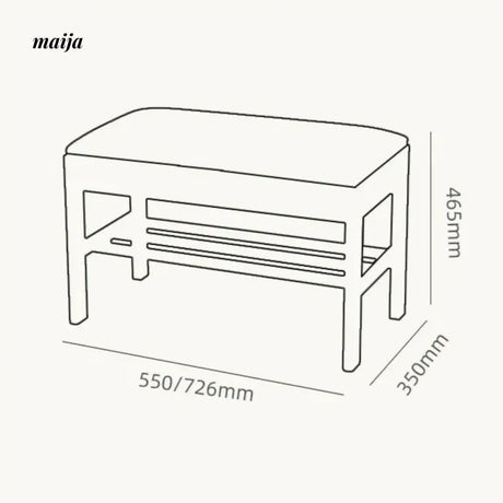 Flynn Shoe Changing Bench with Storage from maija