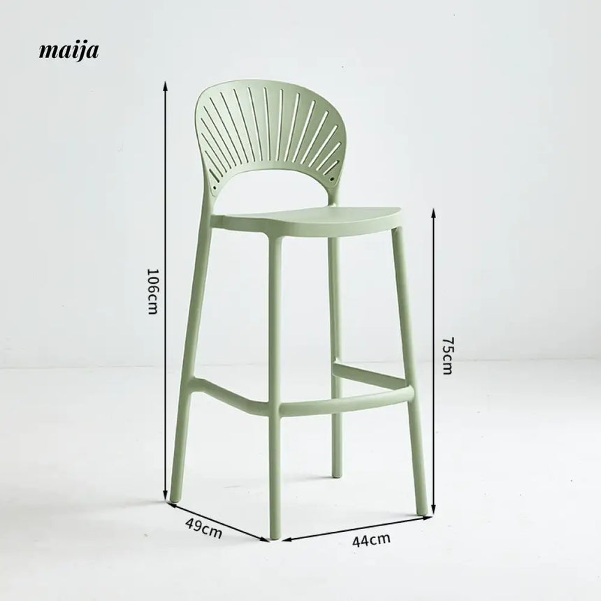 Wanda Plastic Bar Stool