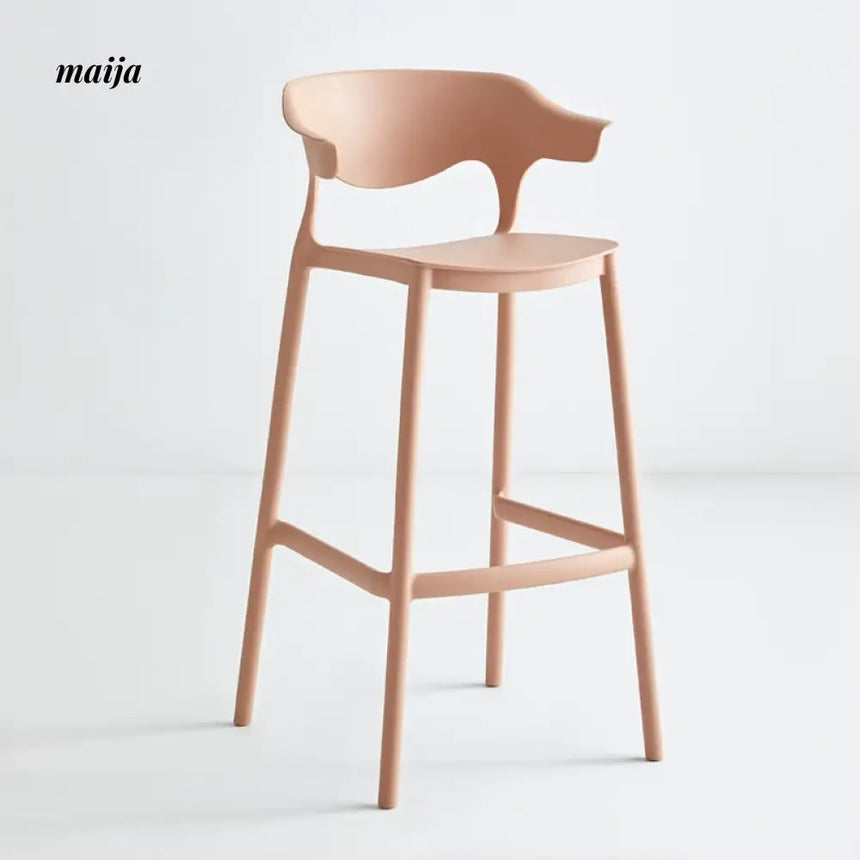 Lotus Plastic Bar Stool