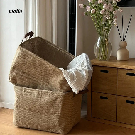 MUYE Square Woven Laundry Basket from MUYE