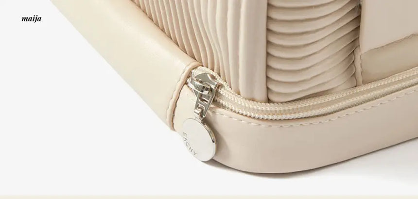 Ribbed Travel Cosmetic Bag from maija