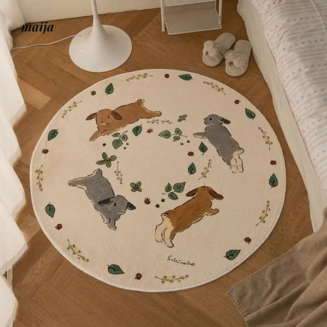 TIPTOE Rabbit Treasure Rug from TIPTOE