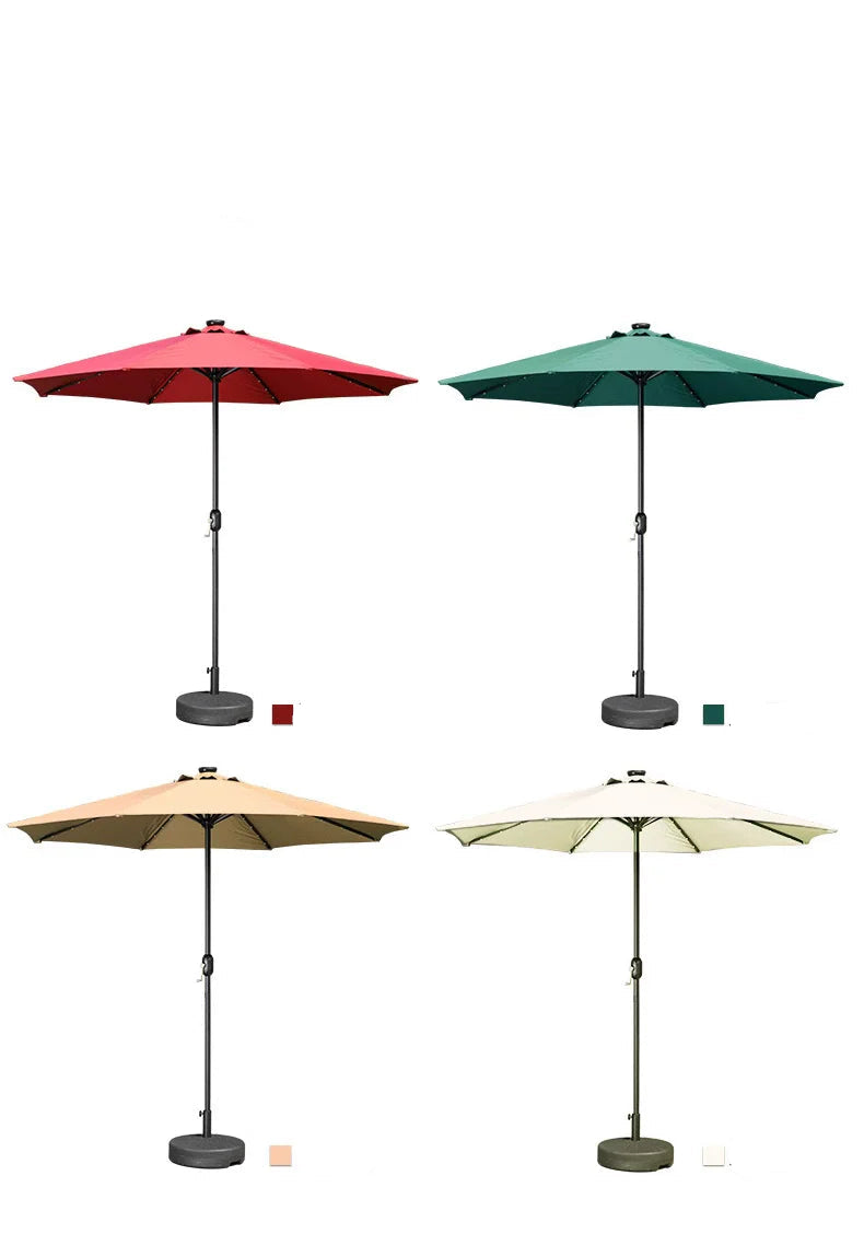 MOJIA Florian Porcelain Pillar Garden Umbrella for Outdoor Lounging from MOJIA