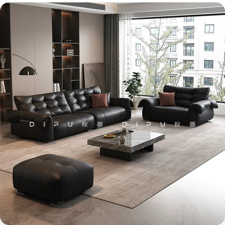 DIPU Sylvie Elegant Swan Leather Sofa from DIPU
