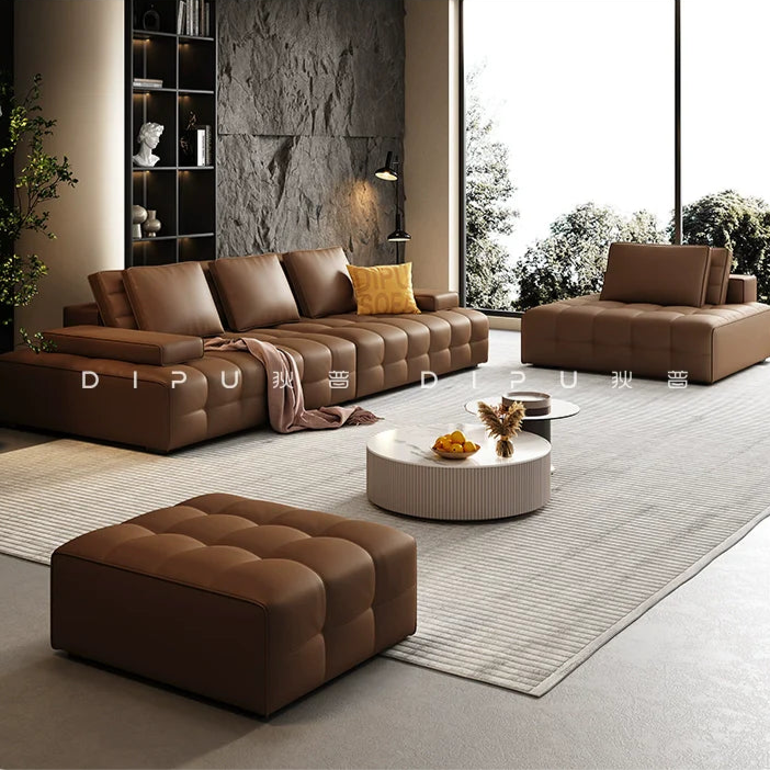 DIPU Alani Villa Modern Leather Sofa from DIPU