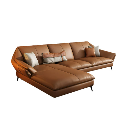DIPU Harper Minimalist Leather Scandinavian Sofa from DIPU