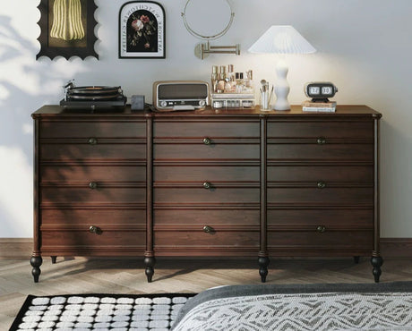 LINYUE Noelle French Solid Wood Eight-Drawer Sideboard from LINYUE