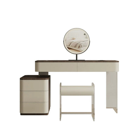 GEPH Stella Cream Acrylic Storage Dressing Table from GEPH