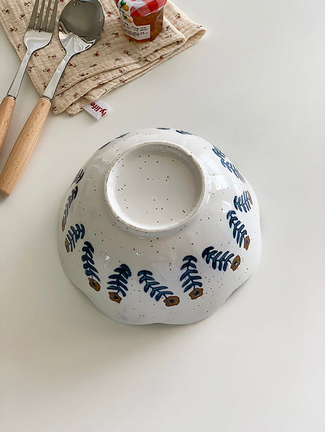 YASUKI Cedric Rustic Glaze Ceramic Bowl from YASUKI