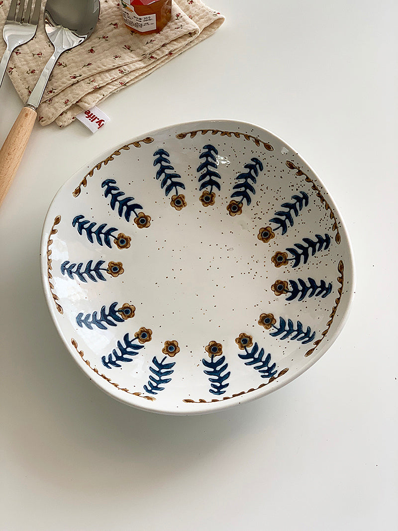 YASUKI Cedric Rustic Glaze Ceramic Bowl from YASUKI
