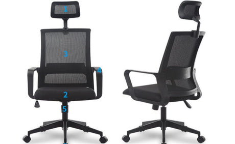 MUTINI Jasper Ergonomic Adjustable Office Chair from MUTINI