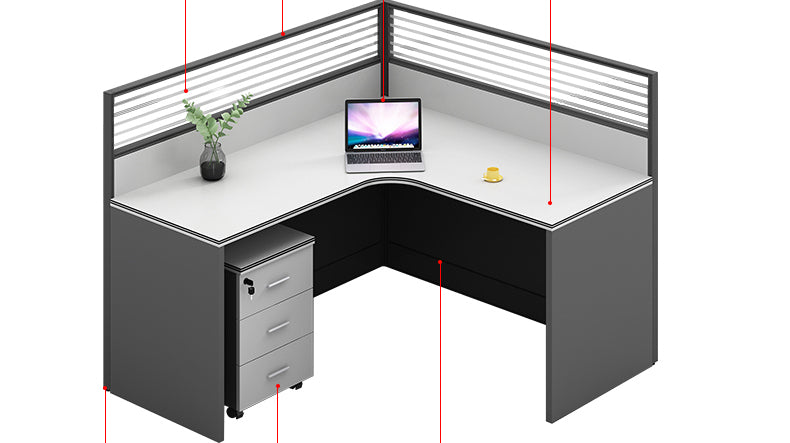 MUTINI Alexander Sleek Contemporary Office Desk Set from MUTINI