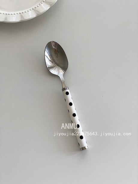 YASUKI Odette Elegant Wave-Patterned Dining Cutlery Set from YASUKI