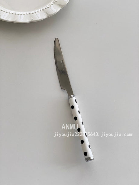 YASUKI Odette Elegant Wave-Patterned Dining Cutlery Set from YASUKI