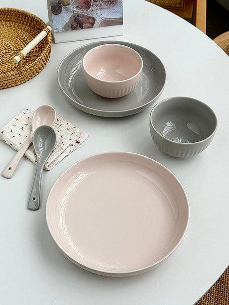 YASUKI Min-Jun Elegant Underglaze Ceramic Tableware Set from YASUKI