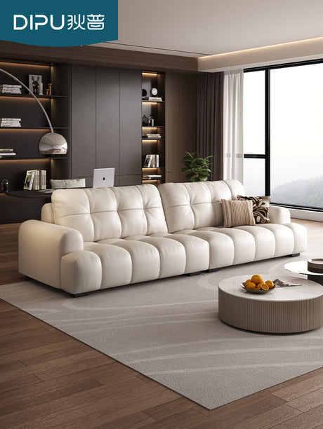 DIPU Nova Cream Cowhide Sofa from DIPU