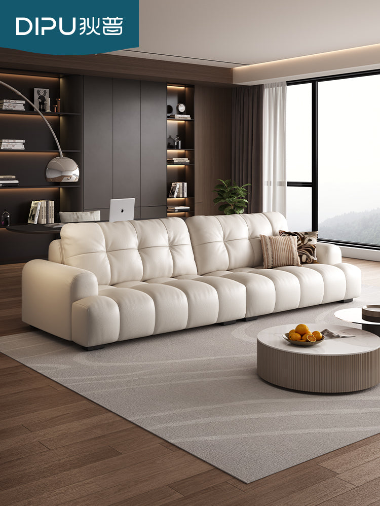 DIPU Nova Cream Cowhide Sofa from DIPU