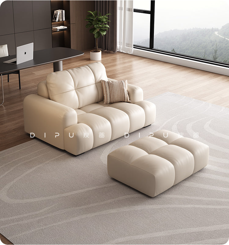 DIPU Nova Cream Cowhide Sofa from DIPU
