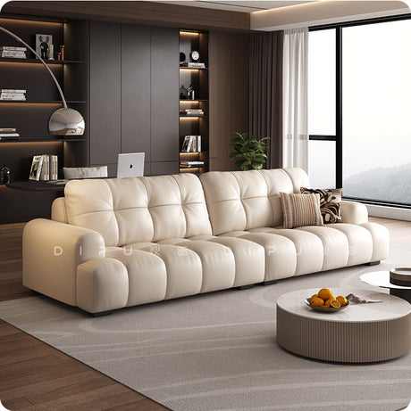 DIPU Nova Cream Cowhide Sofa from DIPU