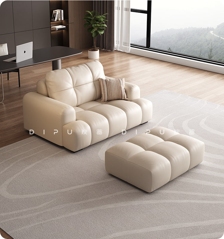 DIPU Nova Cream Cowhide Sofa from DIPU