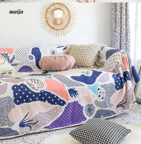 MAN YUE HOME Bermian Wind Sofa Blanket with Towel Cover from MAN YUE HOME