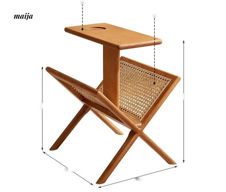 19 DREAM SPACE Retro Rattan Side Table from 19 DREAM SPACE
