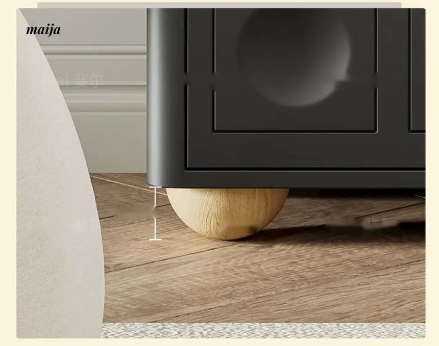 FEEL Wabi-Sabi Black Chest of Drawers from FEEL