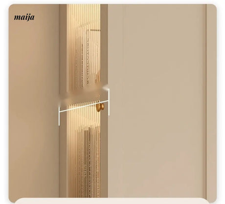 MEIHOUSE French Cream Wardrobe Bedroom Finished Large Storage Cabinet from MEIHOUSE