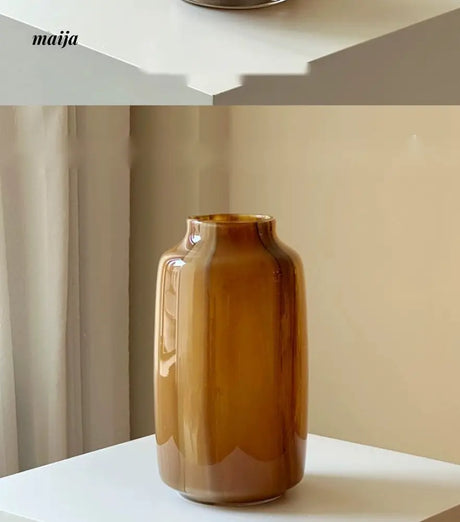 GUIFOU Wabi Sabi Glass Flower Vase from GUIFOU