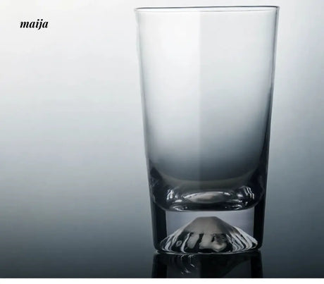 JOTO Fuji Mountain Glass Cup Handmade Snow Mountain Whiskey Cup from JOTO