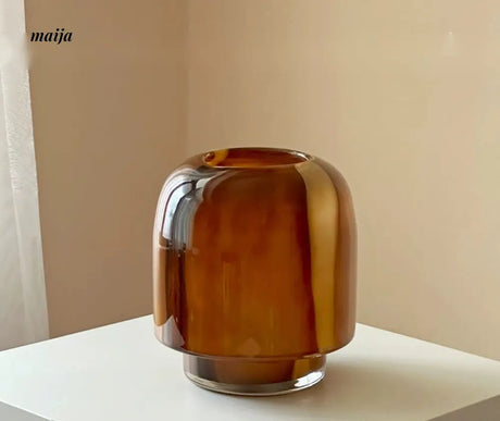 GUIFOU Wabi Sabi Glass Flower Vase from GUIFOU