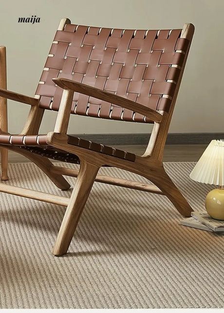 19 DREAM SPACE Saddle Leather Sofa Chair from 19 DREAM SPACE