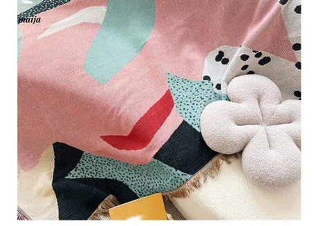 MAN YUE HOME INS Art Blanket for Sofa or Living Room Use from MAN YUE HOME