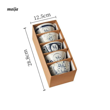 Japanese Ceramic Chie Rice Bowls from maija