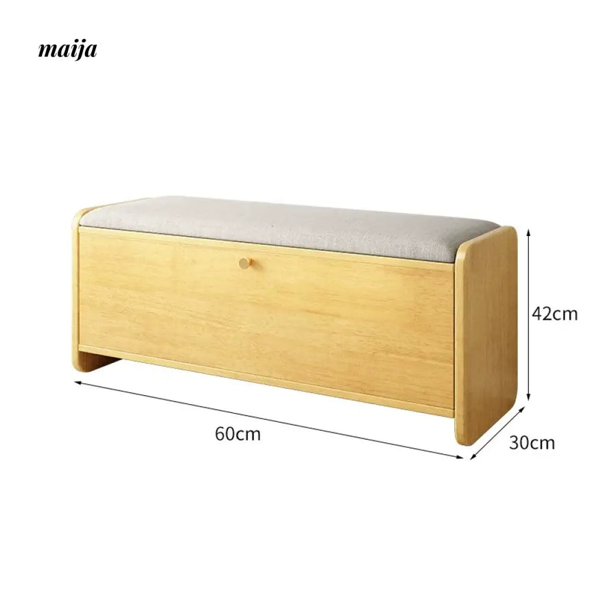 Huffman Solid Wood Shoe-Changing Stool from maija