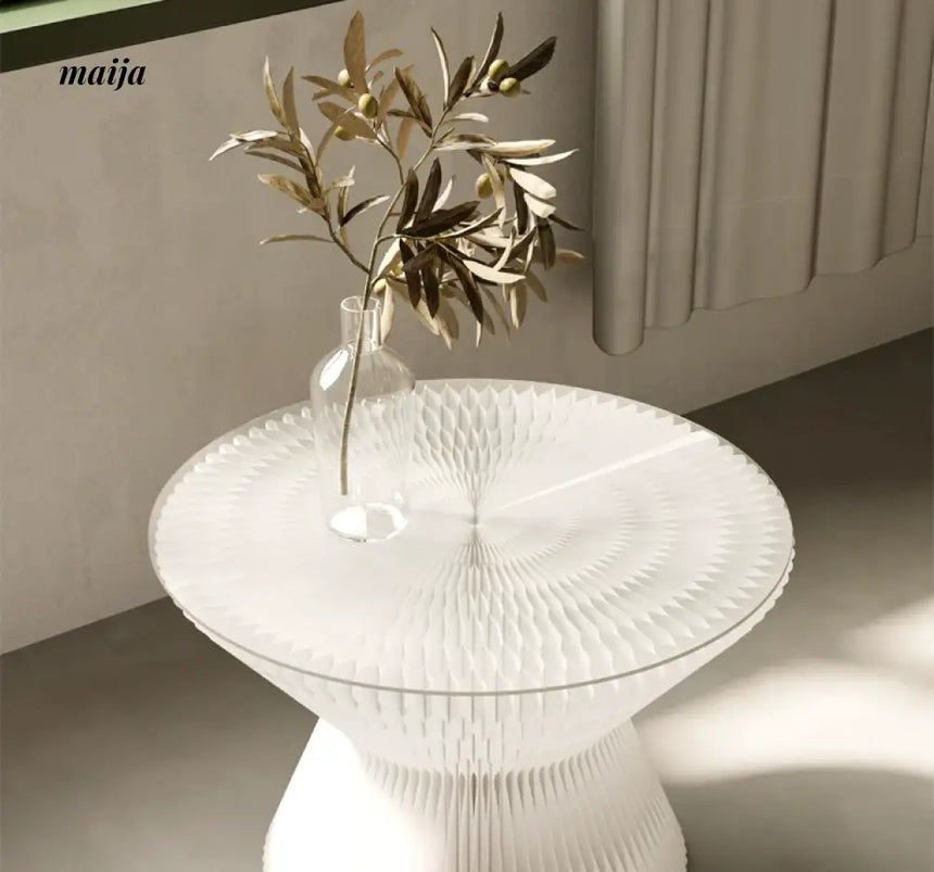 SHIBA Paper Foldable Honeycomb Round Side Table