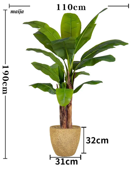 Artificial Large Leaf Banana Tree from maija