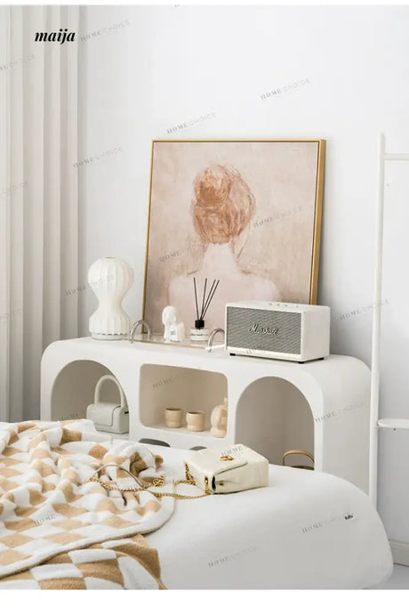 LIVINGPLUS White Modern Storage Stand from LIVINGPLUS