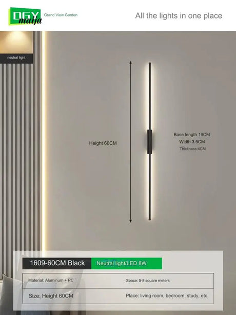 GVG Burke Long Line LED Wall Lamp from GVG