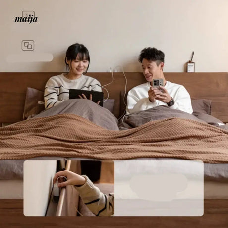 GENJI High Bunk Solid Wood Box Bed from GENJI