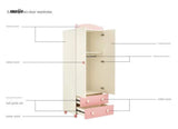 LINSYKIDS Elle Pink Children's Wardrobe from LINSY KIDS