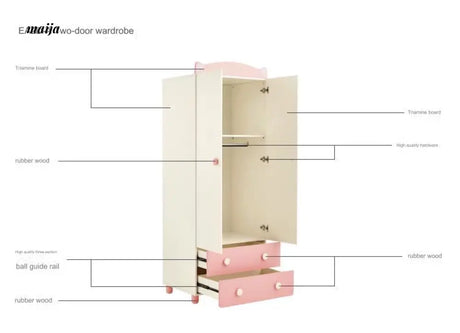 LINSYKIDS Elle Pink Children's Wardrobe from LINSY KIDS