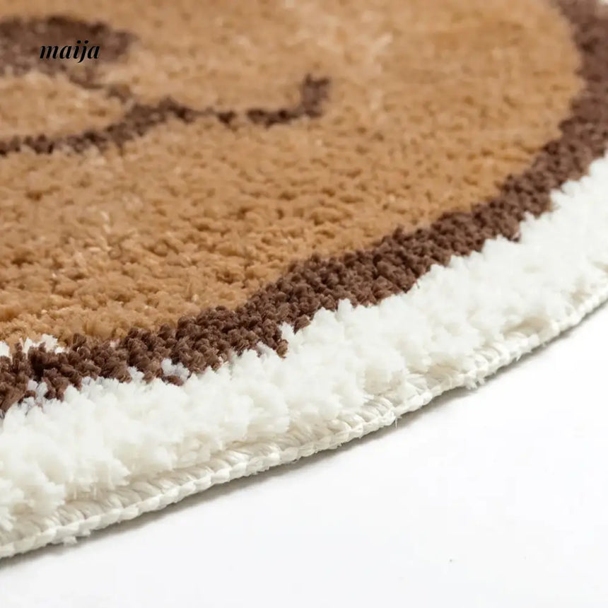 KENZAKI Brown Bear Floor Mat from KENZAKI