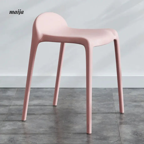 (Set of 2) Low Backrest Pastel Colour Dining Chair from Yishengtao